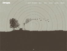 Tablet Screenshot of drops-music.ch